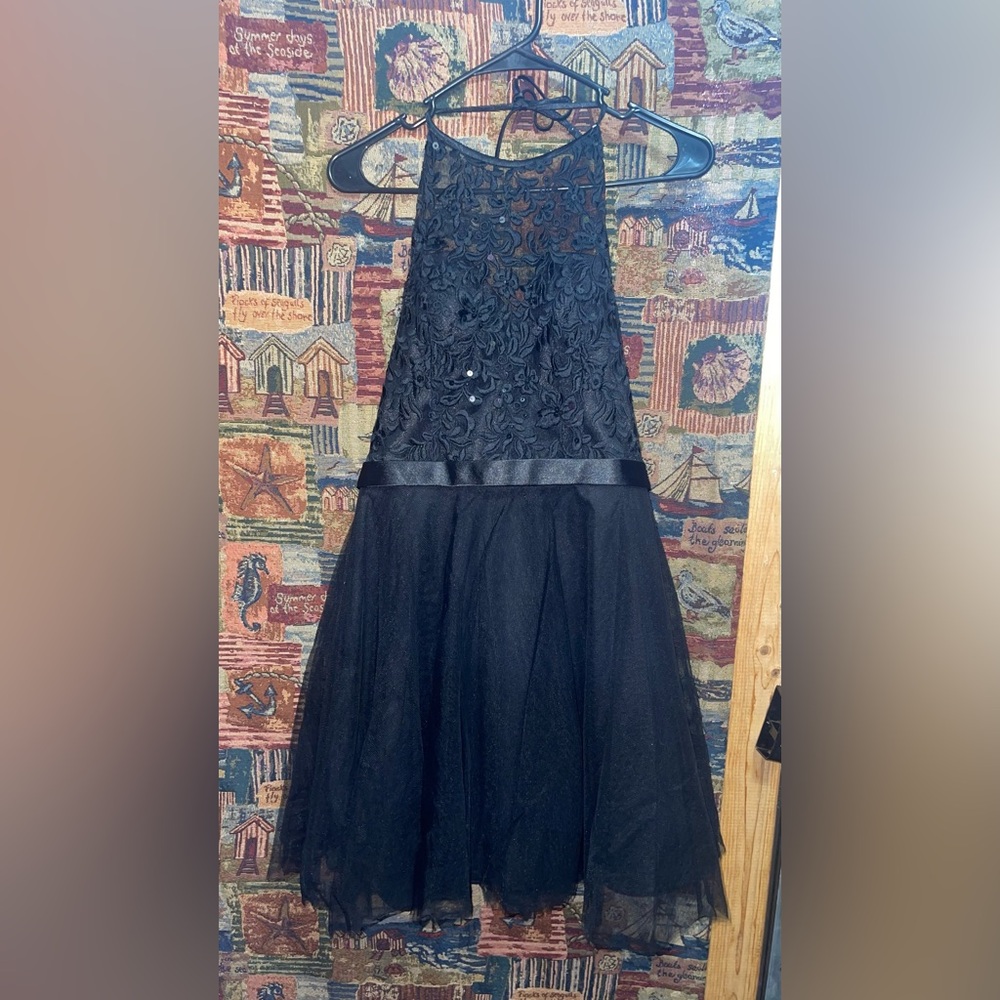 Ladies Mori Lee black little party dress size 10